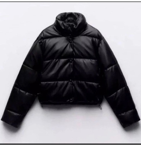 Zara women leather - zara, crop