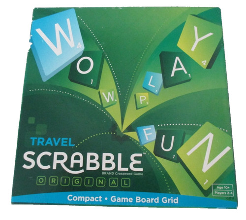 Compact travel scrabble - scrabble,