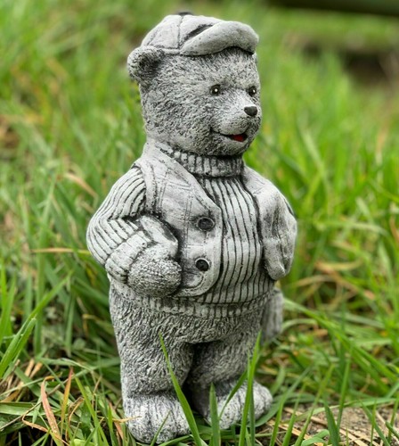 Frost proof stone figure teddy - frost-proof,