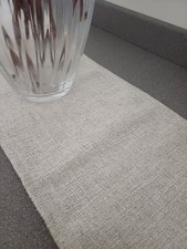 Extra long Table runner in a very rustic looking fabric 