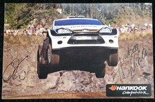 Andreas Mikkelsen rally postcard Ford Fiesta S2000