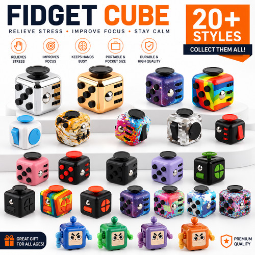 Fidget cube spinner stress - fidget,