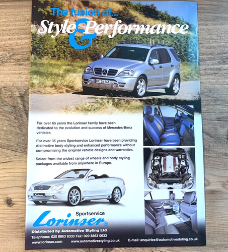 Lorinser mercedes frameable - mercedes,