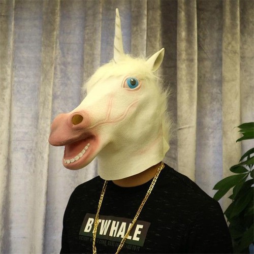 Animals head mask creepy - mask,