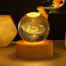 3.15in 3D Solar System Crystal