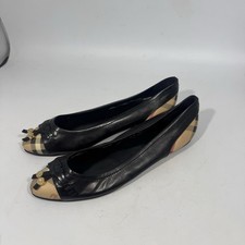 Burberry Black Leather Nova