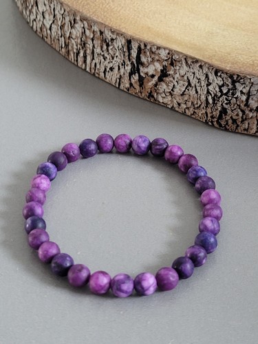 Matte purple sugilite handmade - purple,