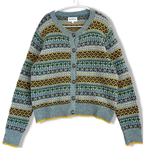 Brora wool fair isle patterned - brora,
