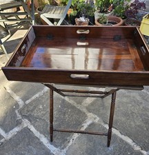 Antique Mahogany Butler's Tray