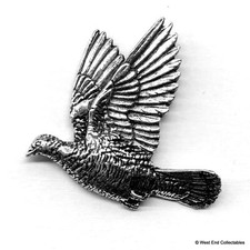 Wood Pigeon Dove Peace Silver