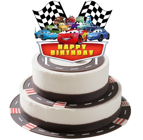 Disney cars cake - cake, topper