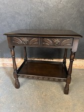 Vintage Priory Style Side Table Hall Table Low Boy 