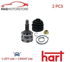 DRIVESHAFT CV JOINT KIT PAIR FRONT RIGHT LEFT HART 418 467 2PCS H NEW