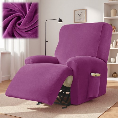 Velvet recliner chair - recliner,