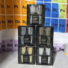 Job Lot Kirkton House 24 pcs Tealight Holders Gold/Silver Speckled Design