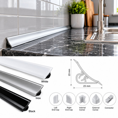 Worktop profile strip - 3m,