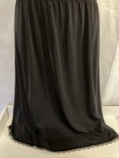 M & S Vtg Black Waist Slip