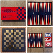 Petrushkin Games Compendium Backgammon Chess Draughts Poker Dice Playing Cards
