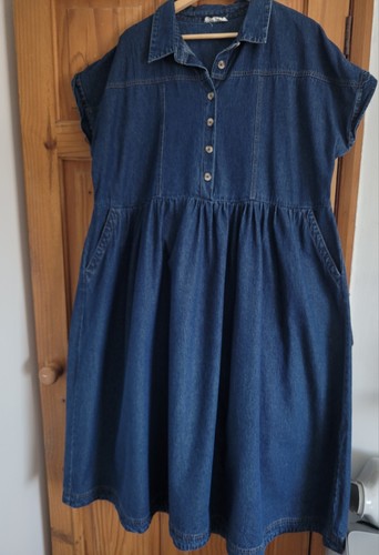 Denim dress loose - dress,, fit