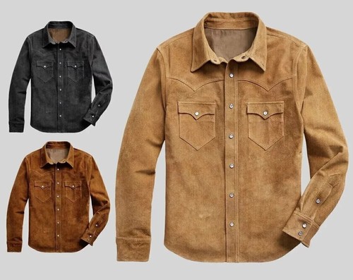 Men 100 real suede leather - men's, 100%