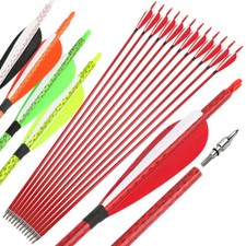 30" Archery Carbon Arrows 4"