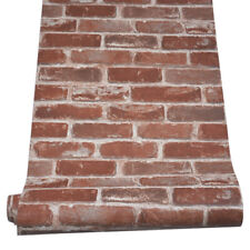 3D Red Brick Wallpaper Heavy Weight Textured Realistic Rustic Stone Effect‘Decor