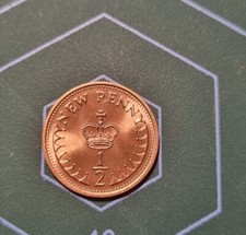 Uncirculated 1971 1/2p HALF PENCE COIN Fresh from mint roll