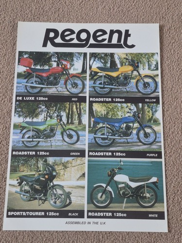 Regent motorcycle 125cc model - motorcycle,