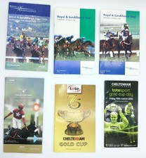 6 X CHELTENHAM RACECARDS GOLD CUP ROYAL & SUNALLIANCE DAY 1998 99 2000 03 10 17