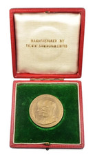 Antique Cased Birmingham Mint King George V 1911 Coronation Commemorative Medal