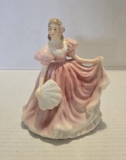 The Leonardo Collection "FRANCESCA" Lady With Pink Dress Figurine 6"