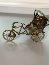 Vintage Brass Rickshaw Trike