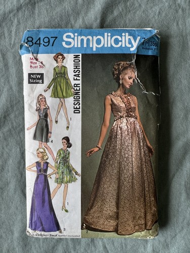 Vintage 1960 simplicity 8497 - vintage,