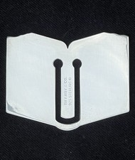Tiffany solid silver bookmark