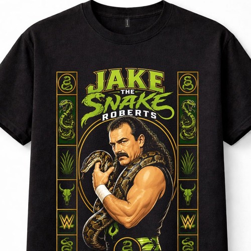 Jake the snake roberts - snake, retro