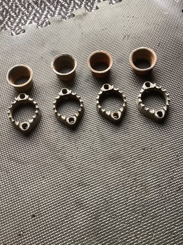 Suzuki gs850 exhaust collars - ,