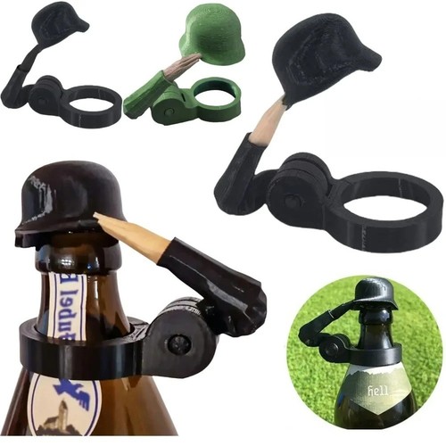Beer bottle topper creative - topper,