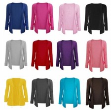 Girls Kids Children Boyfriend Cardigan Stylish Plain Open Cardigan Top New