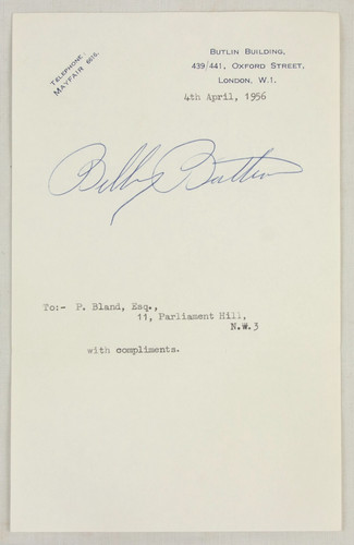 Billy butlin his original - his,