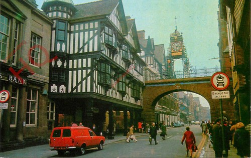Picture postcard chester - postcard>>chester,, the