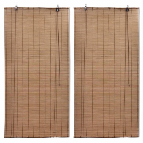 Bamboo roller blinds kitchen - roller,