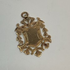 Solid 9ct Gold Watch Chain Fob