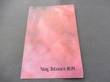 King Crimson - Original 1971 UK Concert Tour Poster Programme