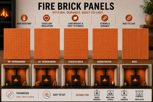 Vermiculite fire board pattern - board,