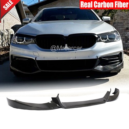 Real carbon front bumper lip - carbon,