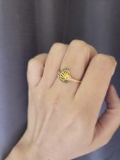 22ct Gold Ring With Emerald