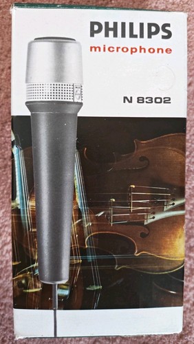 Phillips vintage microphone - vintage,