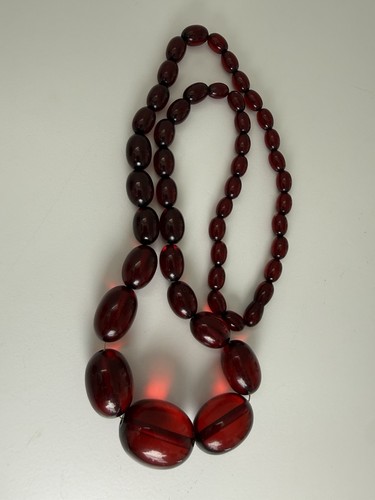 Antique estate cherry bakelite - cherry,