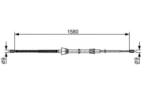 Genuine bosch left brake - bosch,