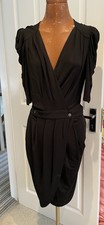 Whistles Black Dress 12- 16 